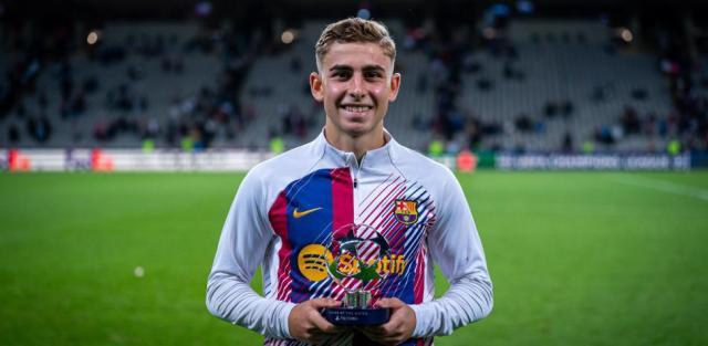 拉马西亚小将连庄，费尔明首次欧冠首发就最佳